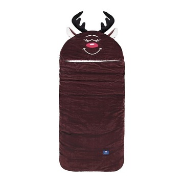 Śpiworek Sleepover Small 130×65 Świąteczny Renifer