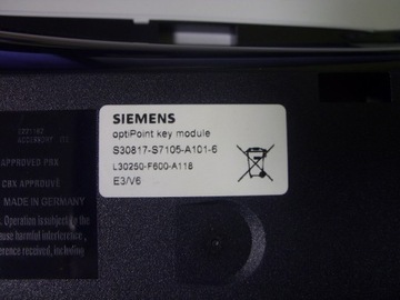 Адаптер панели модуля SIEMENS Optipoint 500 KEY