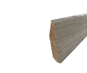 6 cm Listwa przypodłogowa cokół DĄB drewno 60 mm