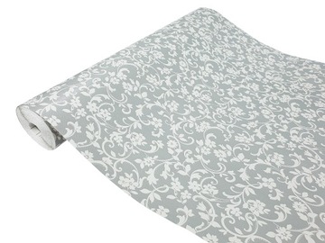 Folia Okleina Meblowa PCV ORNAMENT SZARY 45x50 W75