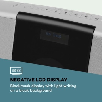 Стереосистема Auna BlackMask FM CD DAB+ D28-19