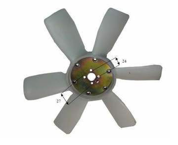 WIATRAK WENTYLATORA WÓZEK WIDŁOWY TOYOTA 3 4 4P 5K