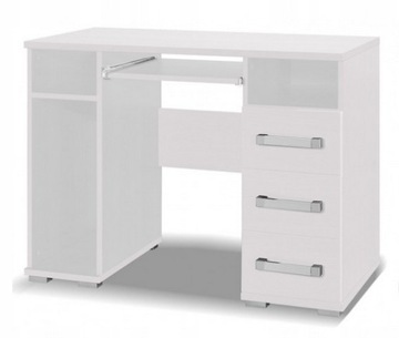 Biurko 100 cm + 3 szuflady biały mat X31