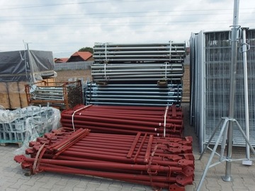 Zestaw podpór Niemieckich 20KN 50szt+ kosz stemple