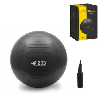 WYGODNA PIŁKA GIMNASTYCZNA REHABILITACYJNA 85 CM FITNESS DUŻA PREMIUM