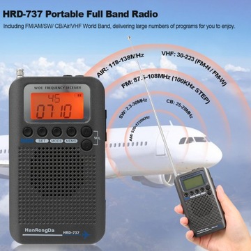 HanRongDa HRD-737 Портативная полнодиапазонная радиостанция