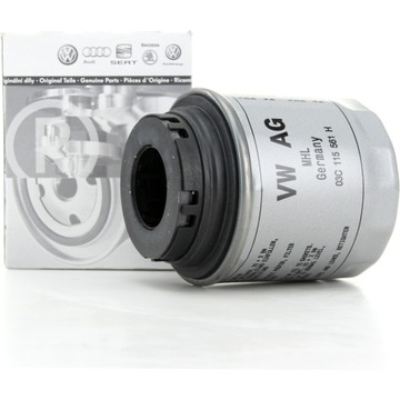 FILTR OLEJU PUSZKOWY VW SEAT SKODA ORYGINAŁ OEM