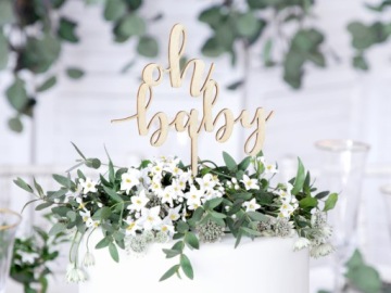 Топпер для торта BABY SHOWER ОДИН ГОД ПАЙКЕР