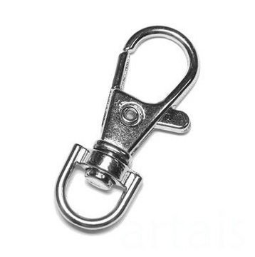 Karabińczyk Baza Breloka do Kluczy 30mm 10sztuk