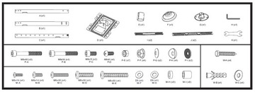Потолочная вешалка Крючок для телевизора Держатель для телевизора 23-100 LED QLED OLED РЕГУЛИРОВКА