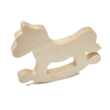 MDK Konik na biegunach 12cm - sklejka 10mm