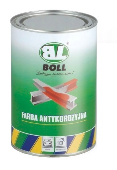 Farba antykorozyjna czerwona 1L na rdzę BOLL