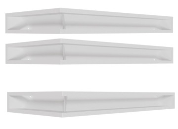 Grille Right Cireplace Luft 80x40x9 3 ПК