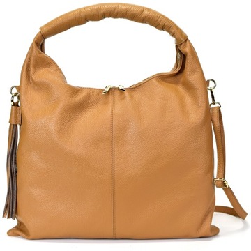TOREBKA WOREK SKÓRA NAT. FRĘDZEL CAMEL LUX 710B