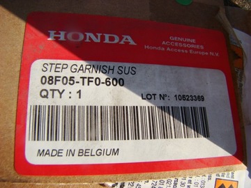 HONDA JAZZ 09-15 LIŠTA PRAHU NOVÁ ORIG.