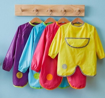 B.BOX Fartuszek wodoodporny śliniak z rękawami 2l+