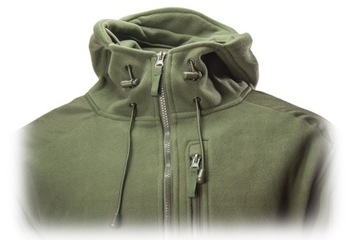 Оливковая флисовая толстовка с капюшоном TEXAR Husky S