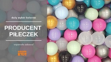 PIŁECZKI DO BASENU PLAC ZABAW KULKI 7cm 1000szt.