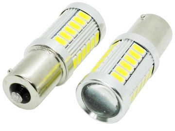P21W Лампа 33 светодиода SMD 5630 R5W Ba15S 525лм