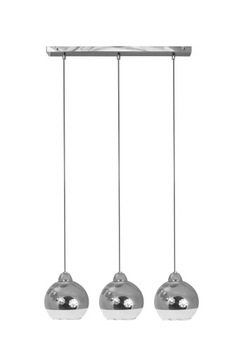 LAMPA WISZĄCA,KULA ,ŻYRANDOL KULA CHROM 4-102L