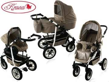 ДЕТСКАЯ КОЛЯСКА 3-В-1 BAVARIO GŁEB SPA KRASNAL