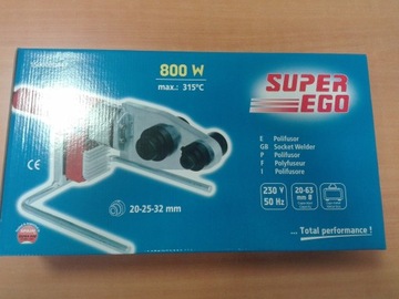 СВАРОЧНЫЙ АППАРАТ SUPER EGO ДЛЯ ТРУБ ПЭ/ПП/ПБ/ПВХ 20-32 ММ