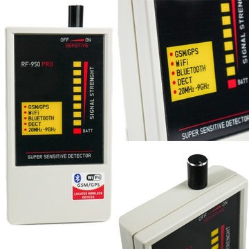 WYKRYWACZ PODSŁUCHÓW GPS TEL GSM WIFI DECT NOWOŚĆ