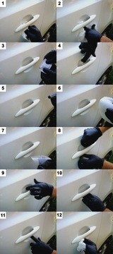 DEDYKOWANA Folia PPF pod klamki NISSAN QASHQAI I 1