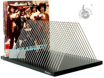 Stojak na płyty winylowe LP MONOFONICA + GRAWER !!