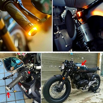 2x СВЕТОДИОДНЫЕ НАКОНЕЧНИКИ СИГНАЛА ПОВОРОТА ДВИГАТЕЛЯ ДХО