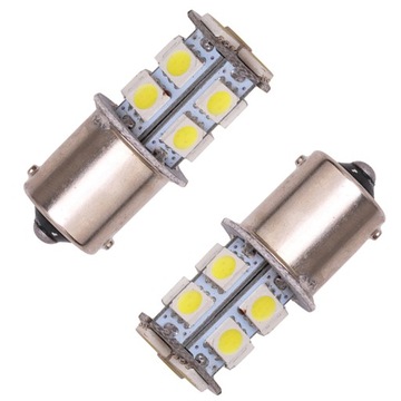 СВЕТОДИОДНАЯ ЛАМПА 13 SMD 5050 P21W R5W R10W BA15S БЕЛАЯ