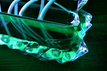 LIN - Стеклянный светодиодный светильник ручная резьба ПОДАРОК