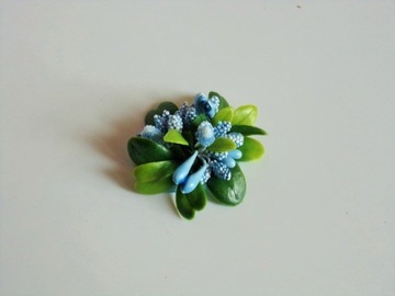 KM 12 A * Kotylion + przypinka * ślub, studniówka