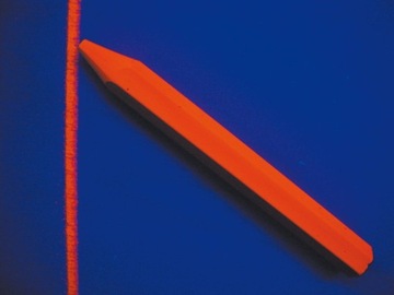 Мел-смазка для разметки, флуоресцентный красный, 12 шт.