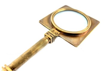 Лупа для чтения, латунное стекло, увеличение. складной