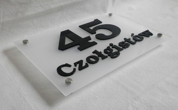 3D номер дома, 3D адресная табличка