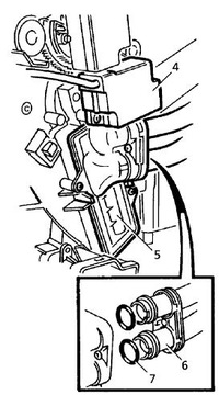 Уплотнительное кольцо отопителя Range Rover P38