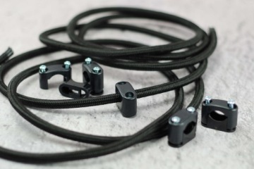 черный держатель кабеля 2,5мм2 1,5мм2 LOFT