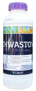 CHWASTOX NOWY TRIO 390SL 1L na chwasty w trawniku
