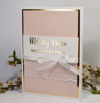 СВАДЕБНАЯ ОТКРЫТКА, ручная работа