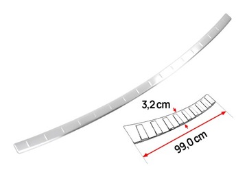 LIŠTA KUFRU NA NÁRAZNÍK MERCEDES GLE W166 15+