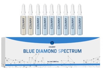 2x Ampułki BLUE DIAMOND SPECTRUM COLWAY - Wielozadaniowe Serum Colway 9x2ml