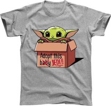 Baby Yoda koszulka Adopt JEDI Star Wars BY1S r. L