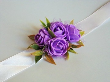 K 13 * Kotylion na rękę ślub studniówka - KOLORY