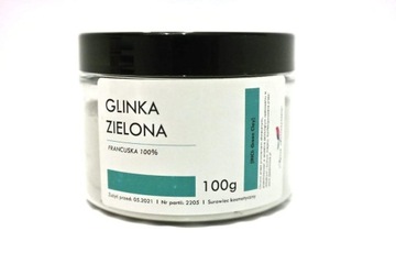 GLINKA ZIELONA 100g 100% na trądzik