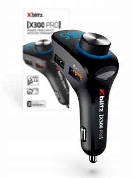 XBLITZ X300 PRO Zestaw głośnomówiący Transmiter FM