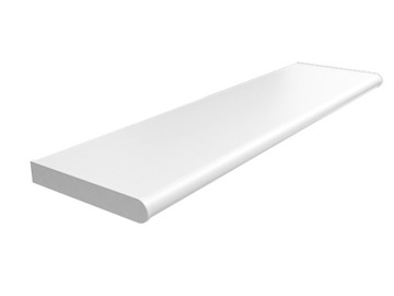 Parapet wewnętrzny Postforming 50 cm Biały Mat