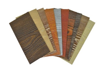 Гибкая фасадная доска, имитирующая образец древесины