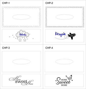 Pudełko na chusteczki CHUSTECZNIK pojemnik ozdoby!