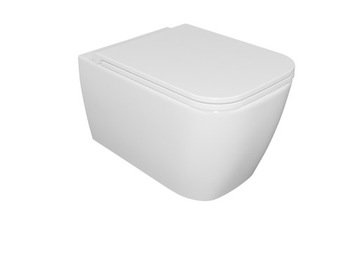 ESSEDRA MISKA WISZĄCA QUADRQ RIMLESS Z DESKĄ WOLNO
